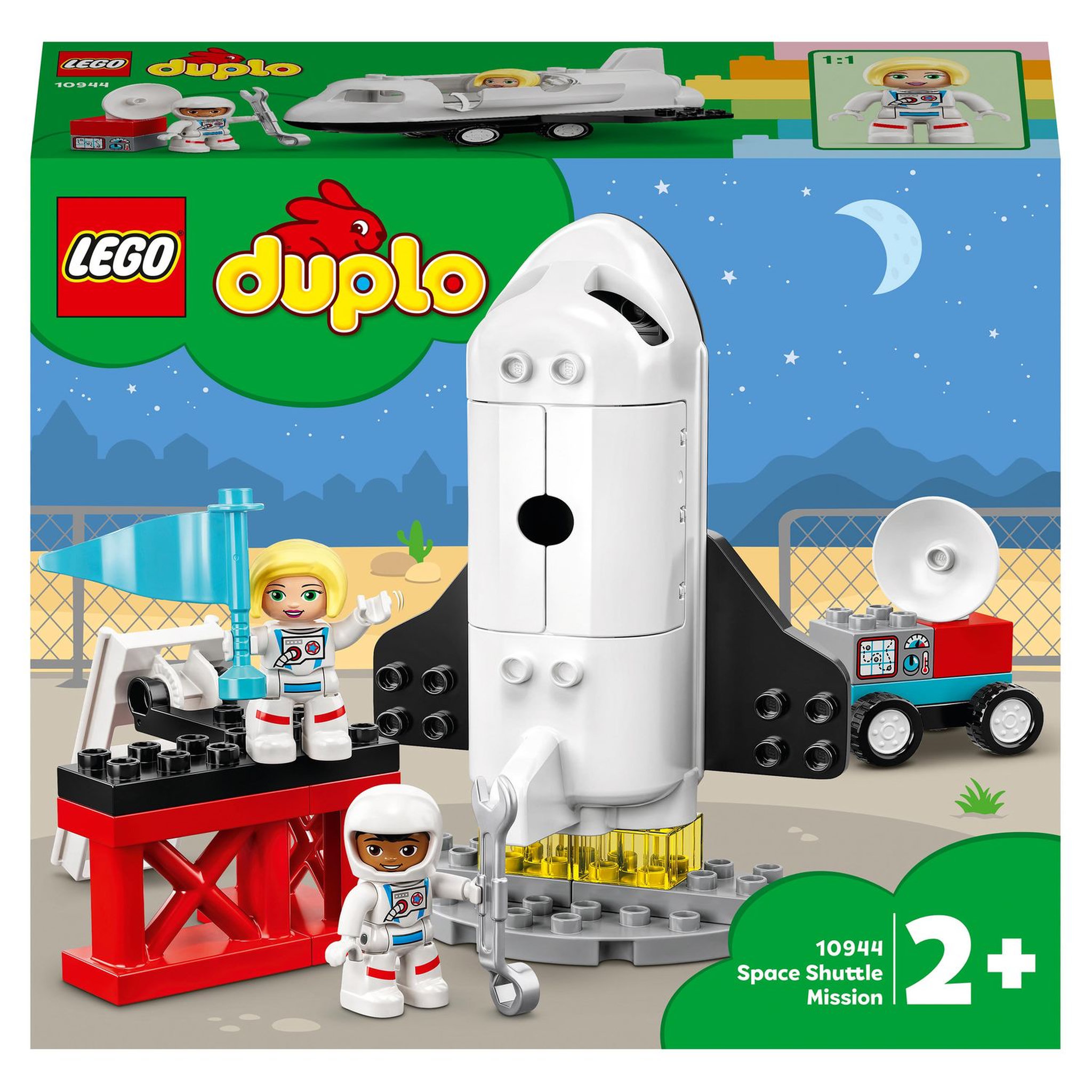 Voir la diapositive 1 : LEGO DUPLO Ma ville 10944 Mission de la Navette Spatiale Jouet