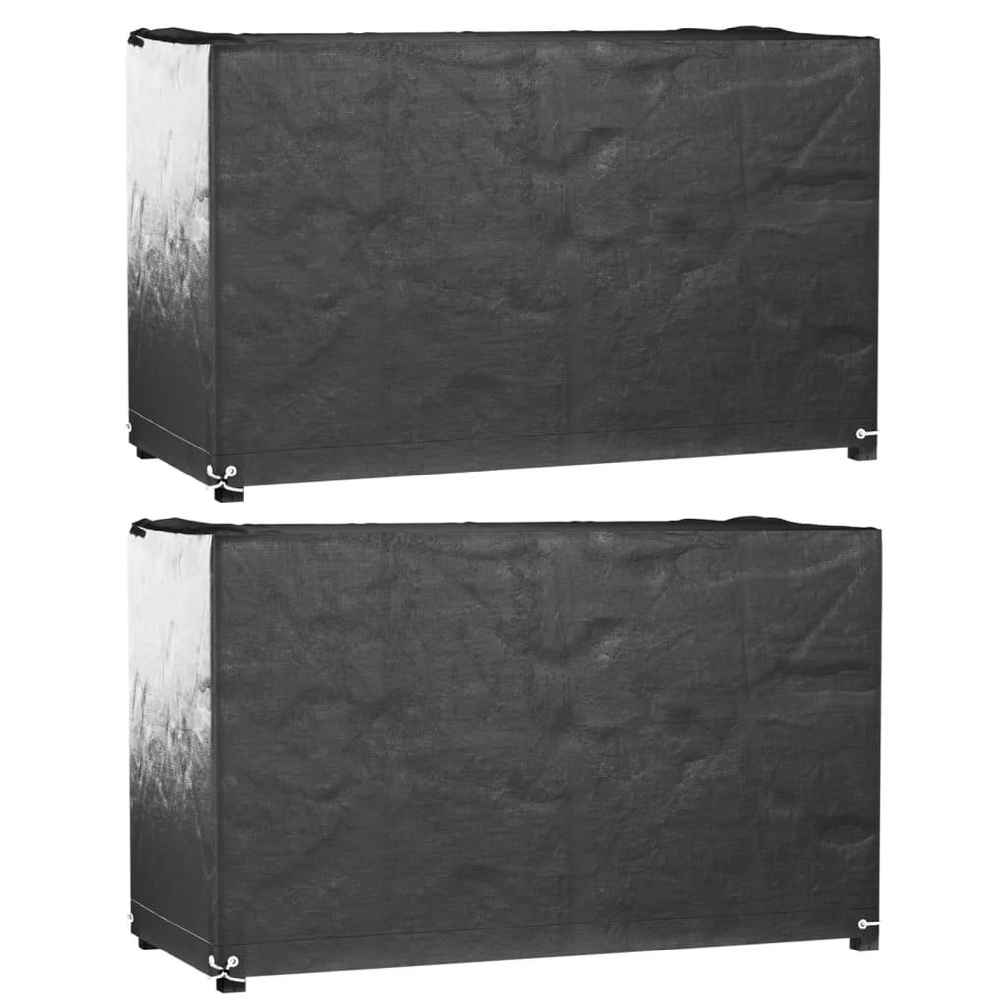 VIDAXL Housses salon de jardin 2pcs 8œillets 170x94x70cm rectangulaire