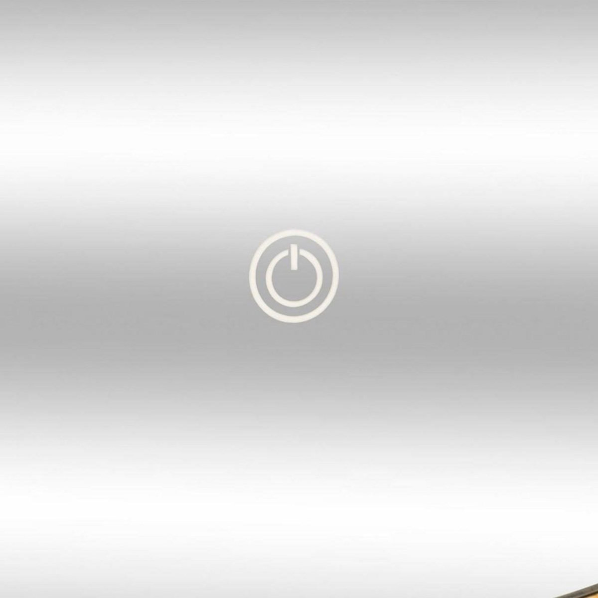 ATMOSPHERA Miroir rond mural LED bambou 57 cm