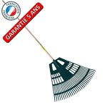 OUTILS PERRIN Balai à gazon 76 cm polypro manche 1,50 m, outil à main pour le jardin et le potager