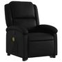 Voir la diapositive 4 : VIDAXL Fauteuil inclinable de massage Noir Similicuir