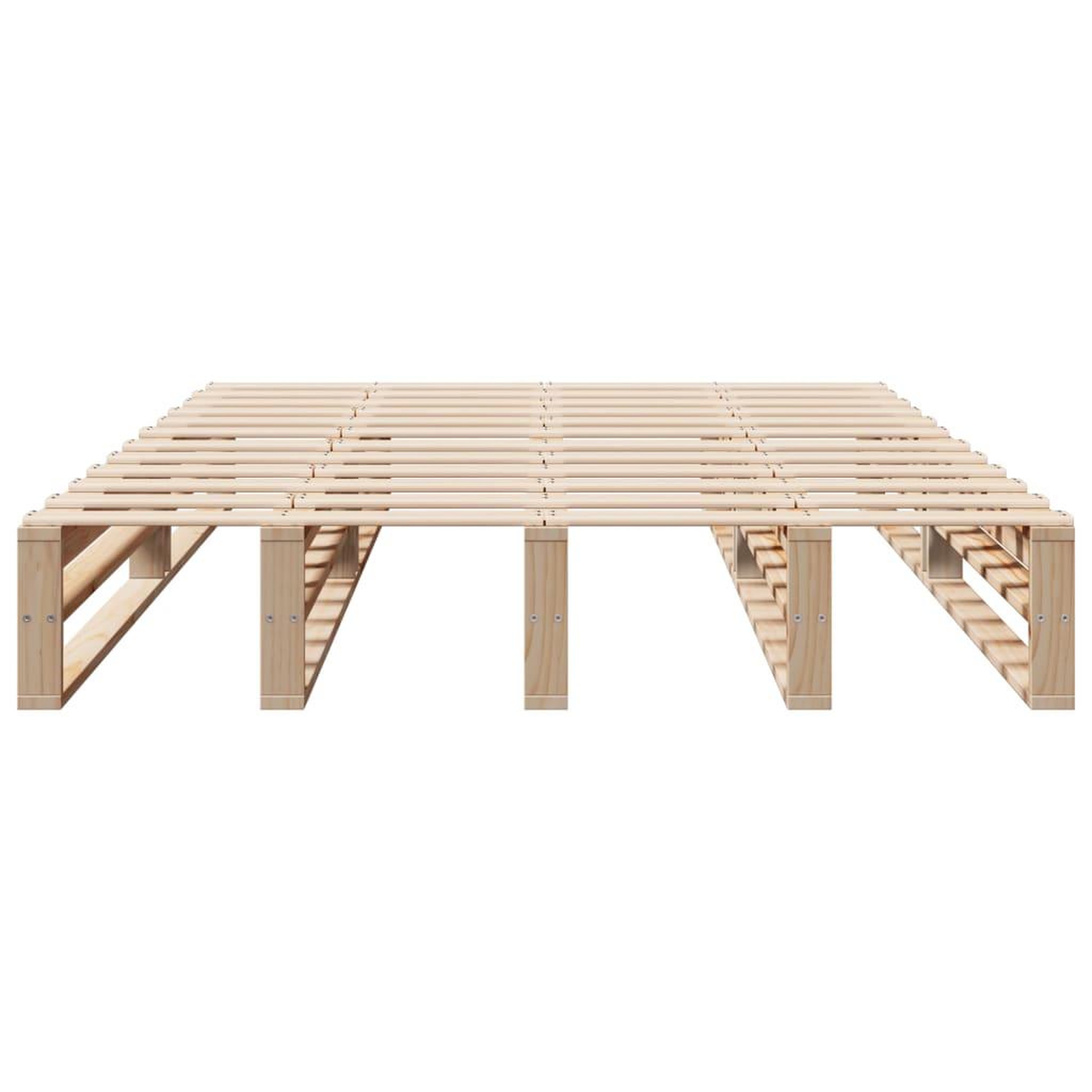 Voir la diapositive 4 : VIDAXL Cadre de lit sans matelas 160x200 cm bois massif de pin