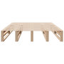 Voir la diapositive 4 : VIDAXL Cadre de lit sans matelas 160x200 cm bois massif de pin