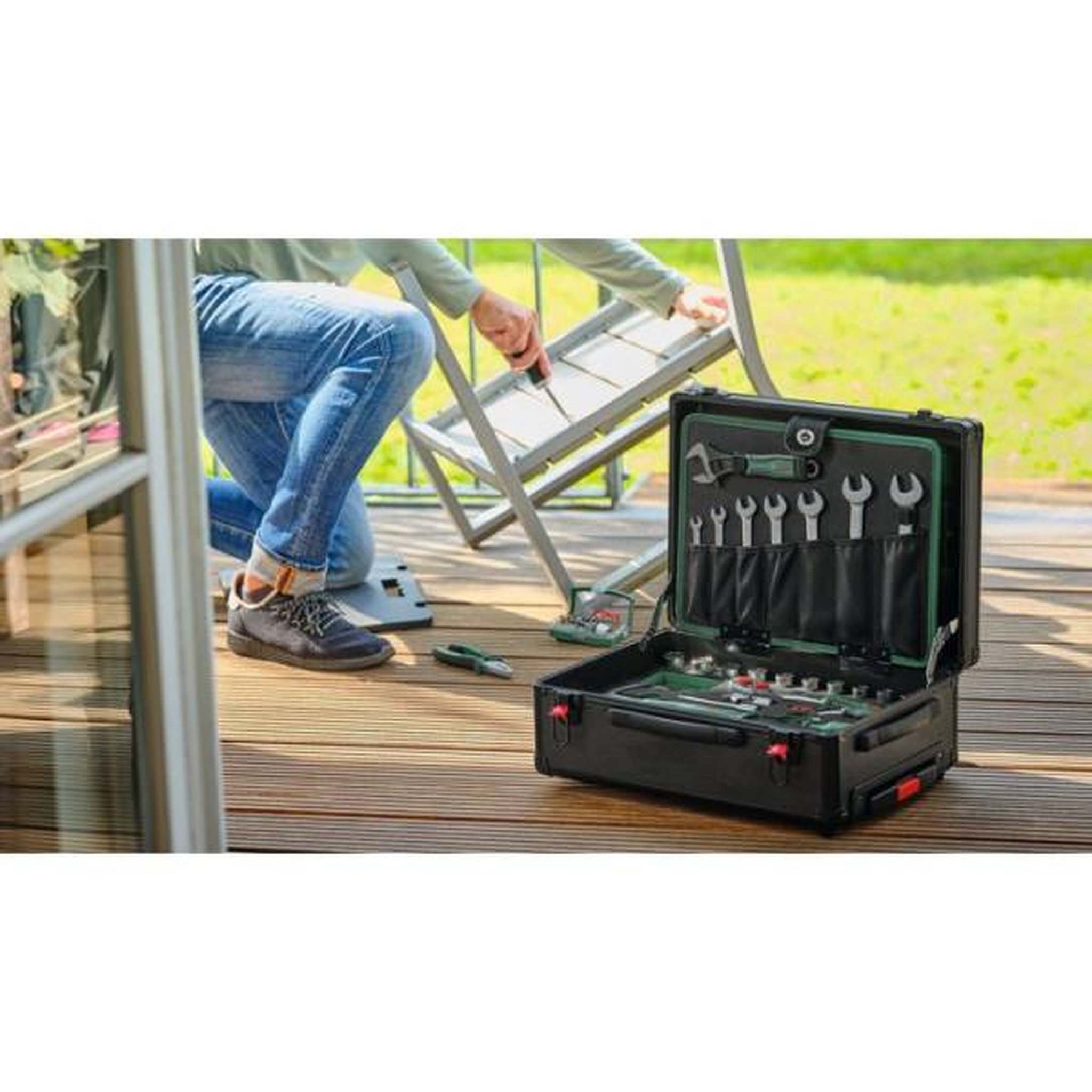 Voir la diapositive 3 : BOSCH Set valise d'outils 119 pcs BOSCH