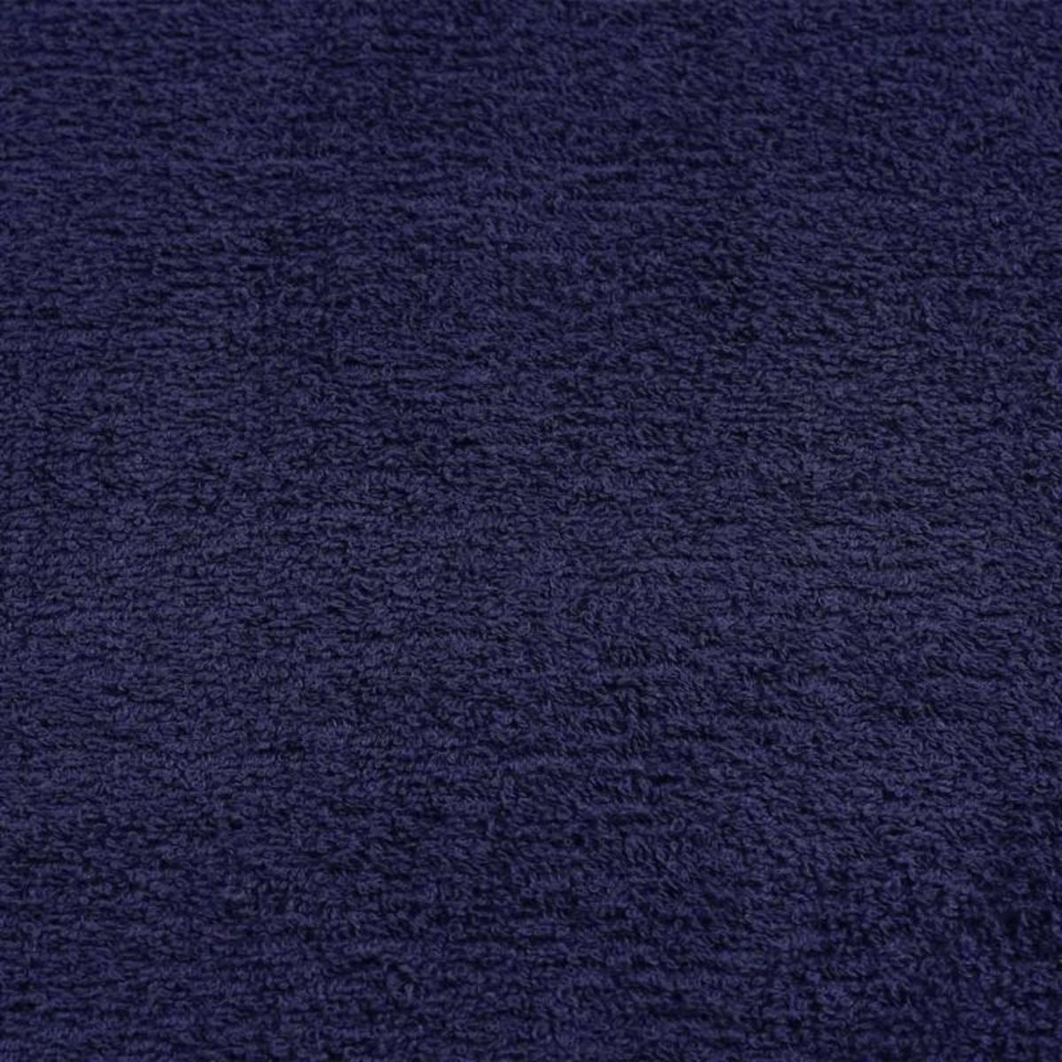 VIDAXL Serviettes de sauna 2 pcs bleu marine 80x200 cm 100% coton