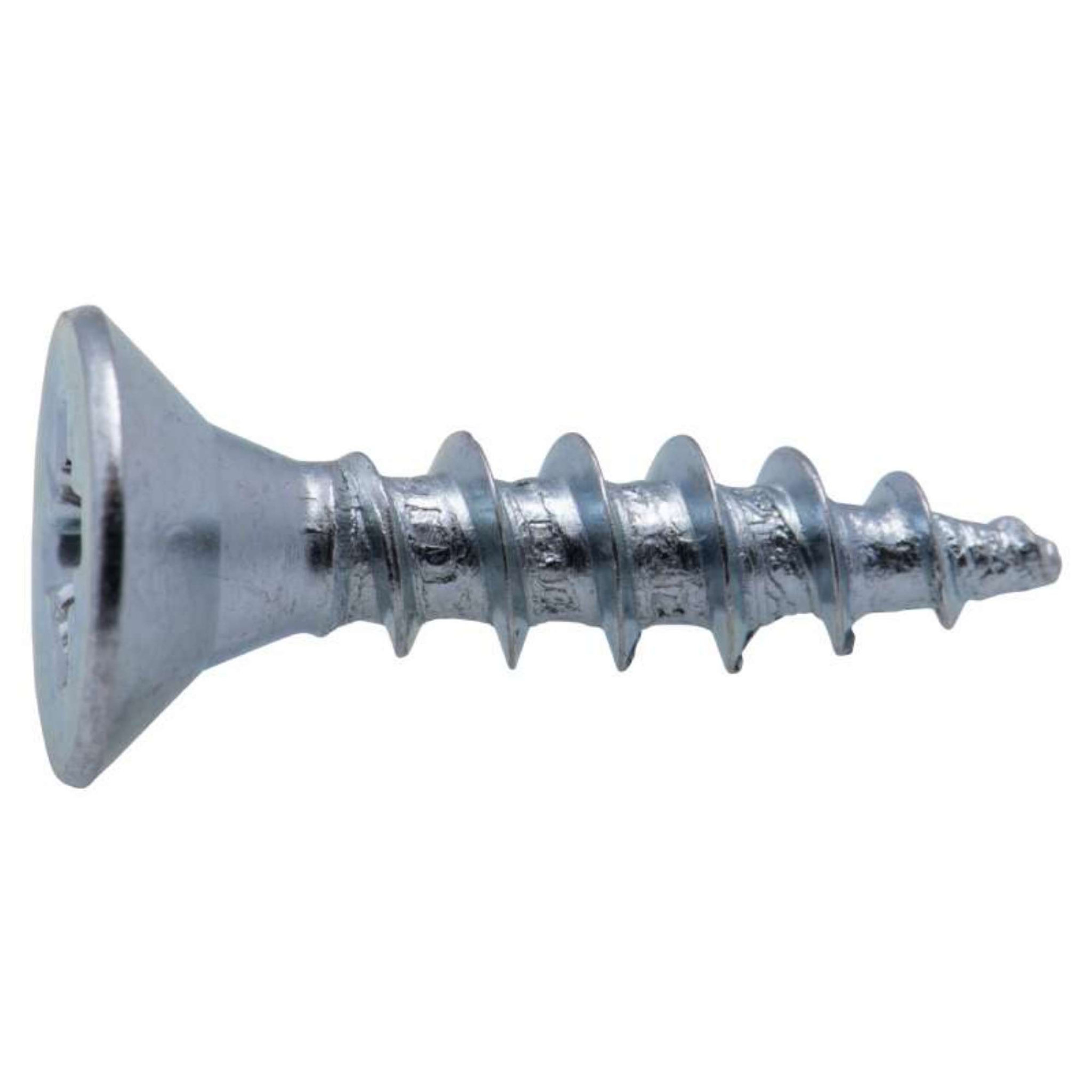 Voir la diapositive 1 :  Vis à bois tête fraisée PZ zinguée Vissal filet total 4,5x25 mm  x14 vis