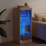 Voir la diapositive 3 : VIDAXL Buffet avec lumieres LED chene sonoma 41x37x100 cm