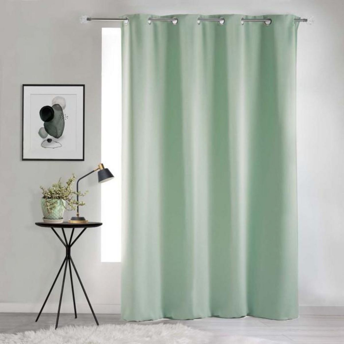 Paris Prix Rideau Occultant  Occult  135x240cm Sauge