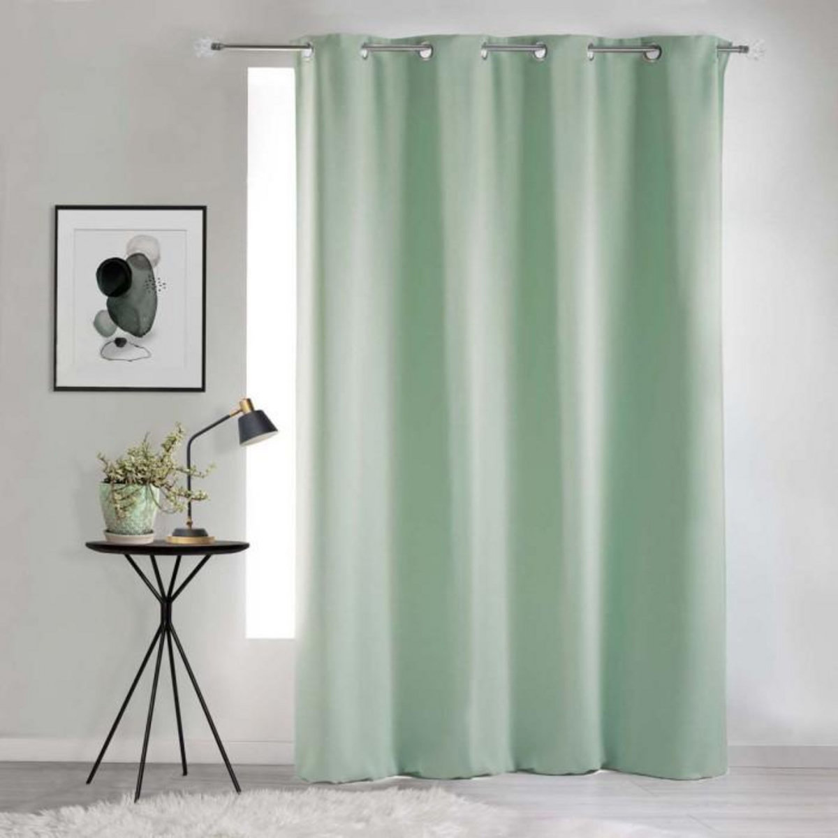 Paris Prix Rideau Occultant  Occult  135x240cm Sauge