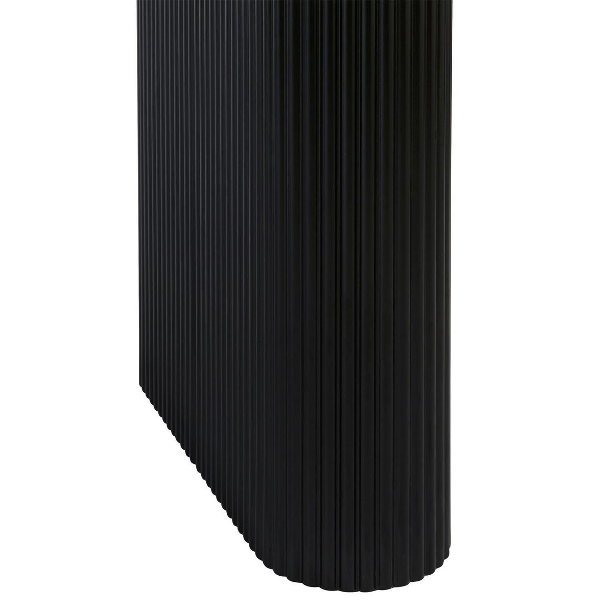 ATMOSPHERA Table basse ovale en bois OLOVA - Noir