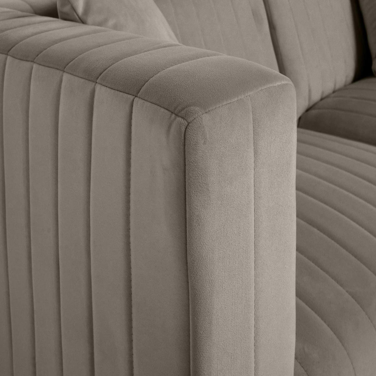 LISA DESIGN Nova - canapé modulable d'angle réversible - 6 places - en velours