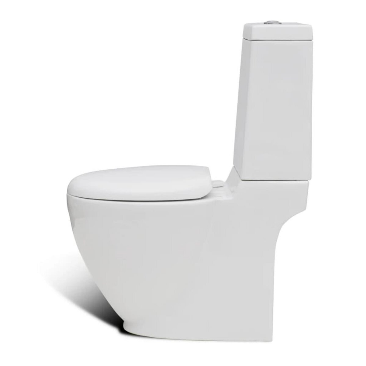 VIDAXL Ensemble de toilette et bidet sur pied blanc ceramique
