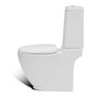 Voir la diapositive 5 : VIDAXL Ensemble de toilette et bidet sur pied blanc ceramique