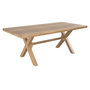 Voir la diapositive 1 : Rendez vous déco Table de jardin en bois de teck massif 8 personnes-Suri