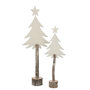 Voir la diapositive 2 : Paris Prix Sapin de Noël sur Tronc  Étoile  60cm Blanc Cassé