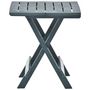 Voir la diapositive 3 : VIDAXL Table pliable de jardin vert 45x43x50 cm plastique