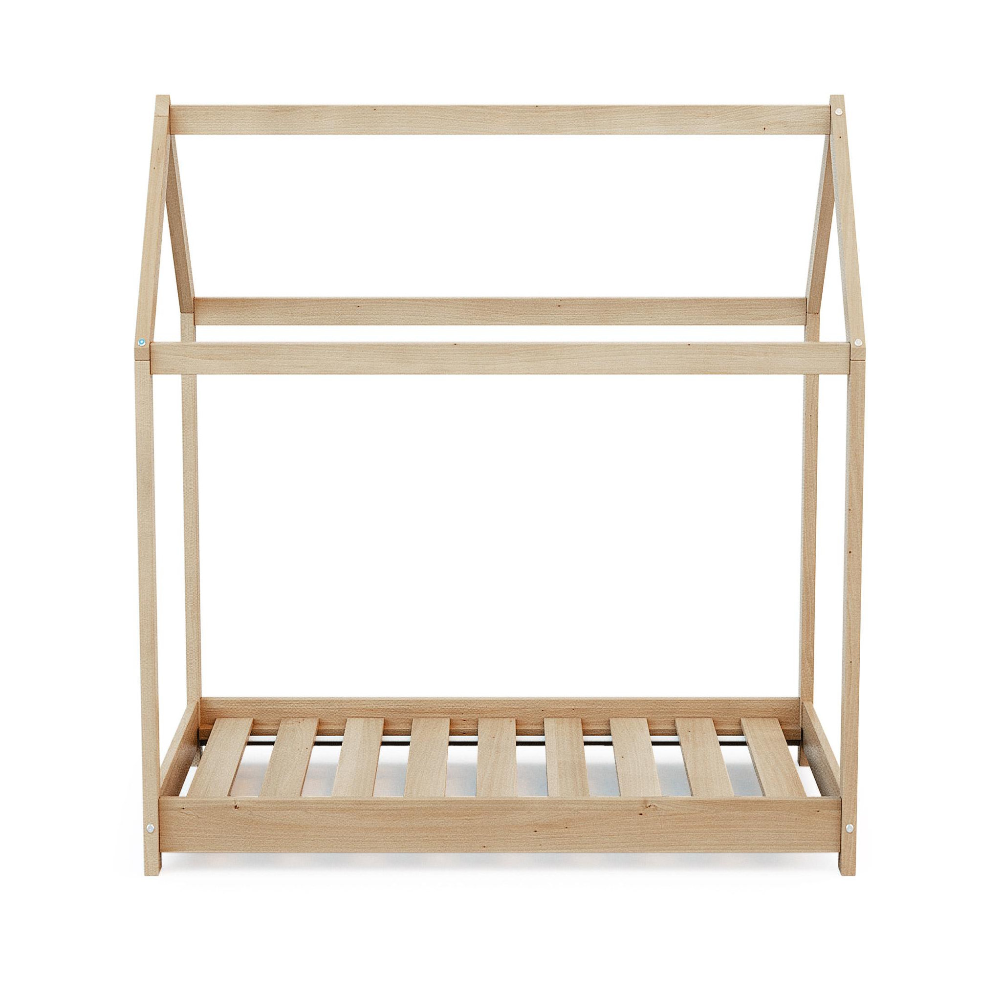 Voir la diapositive 3 : WEBABY Lit bébé Cabane en bois