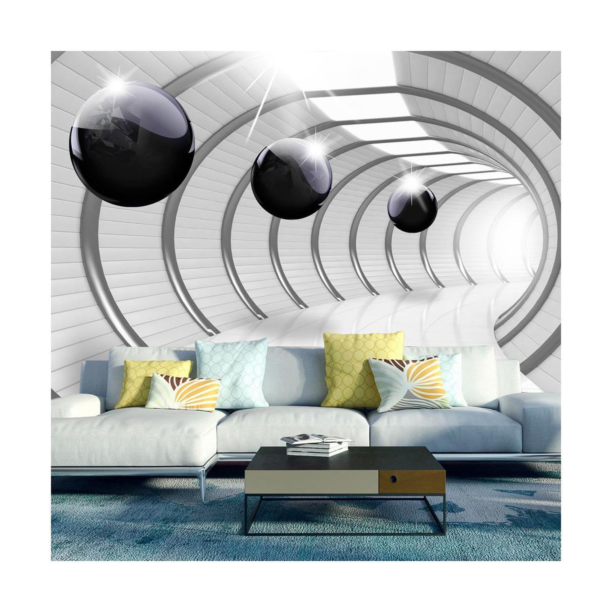 Paris Prix Papier peint xxl  futuristic tunnel ii  280x500cm