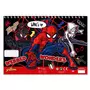  Cahier de dessin Spiderman livre de coloriage Stickers Regle Pochoir