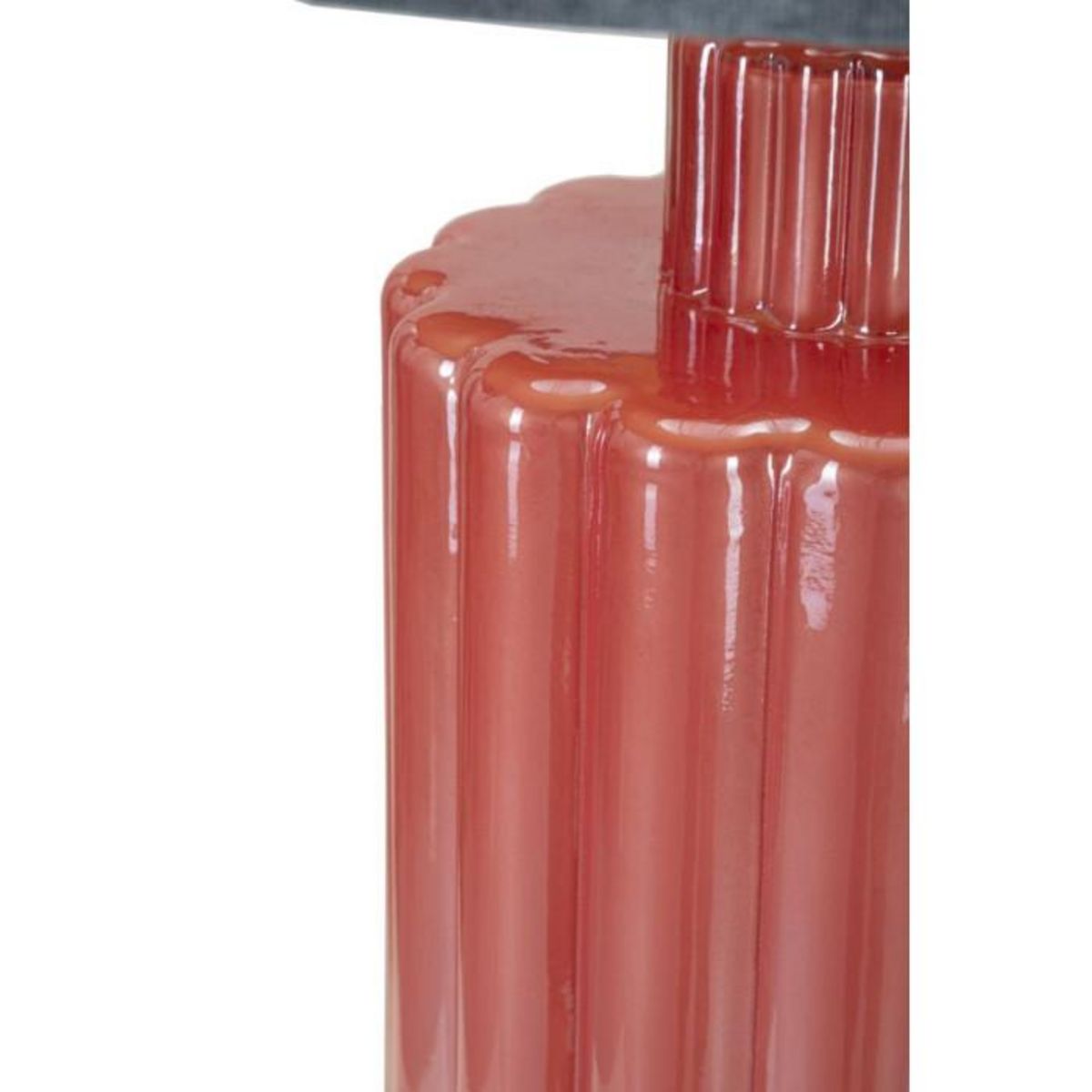 Paris Prix Lampe à Poser en Verre  Helene Tower  70cm Rouge & Bleu