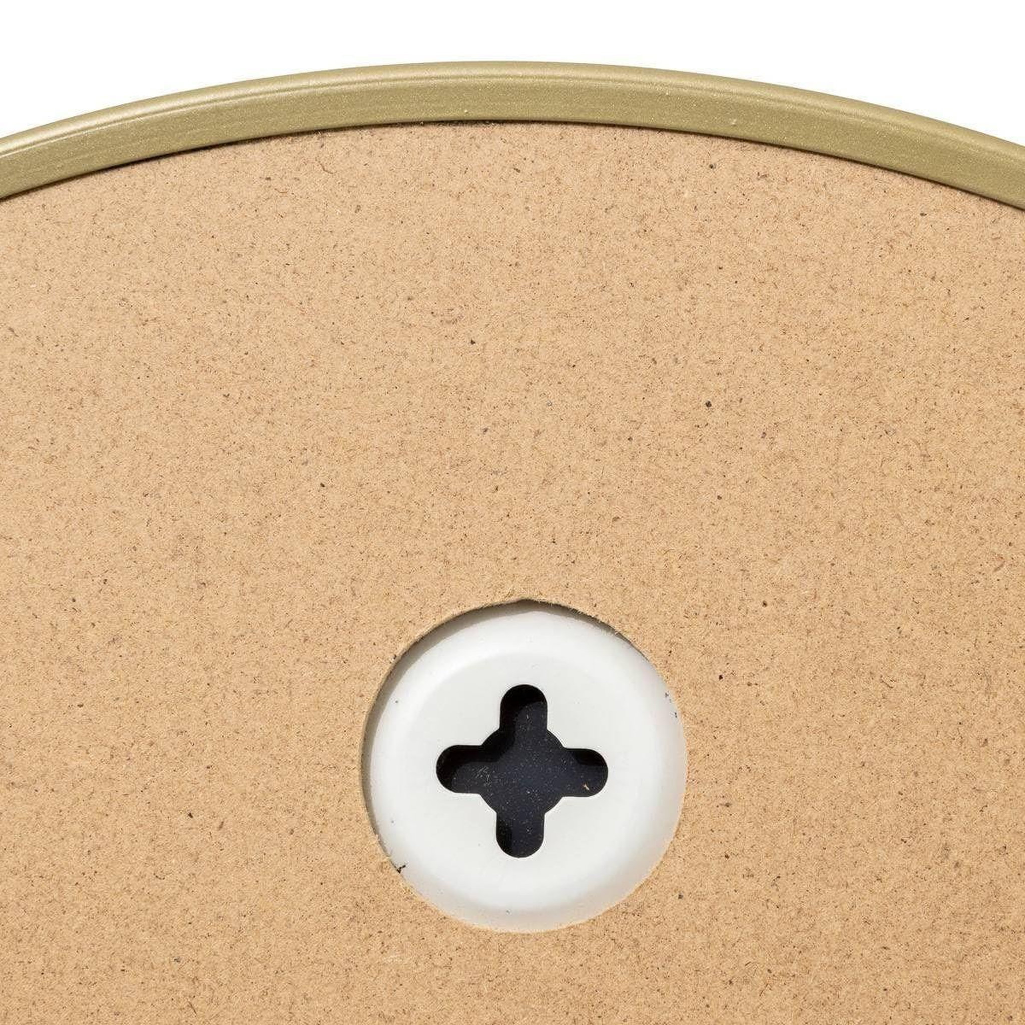 Voir la diapositive 2 : ATMOSPHERA Miroir mural rond  alice  38cm or