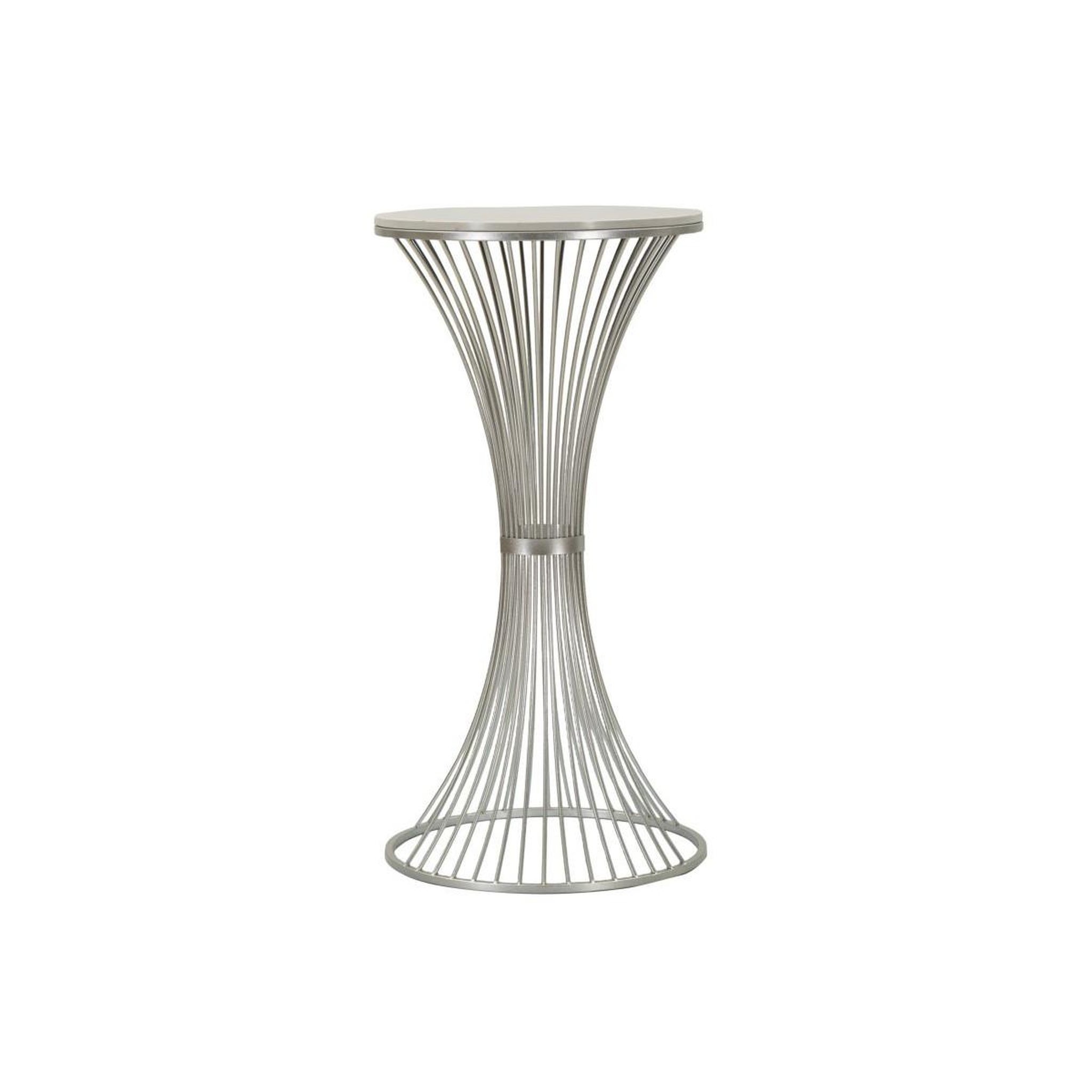 Paris Prix Table d'appoint en marbre  funnel  100cm argent