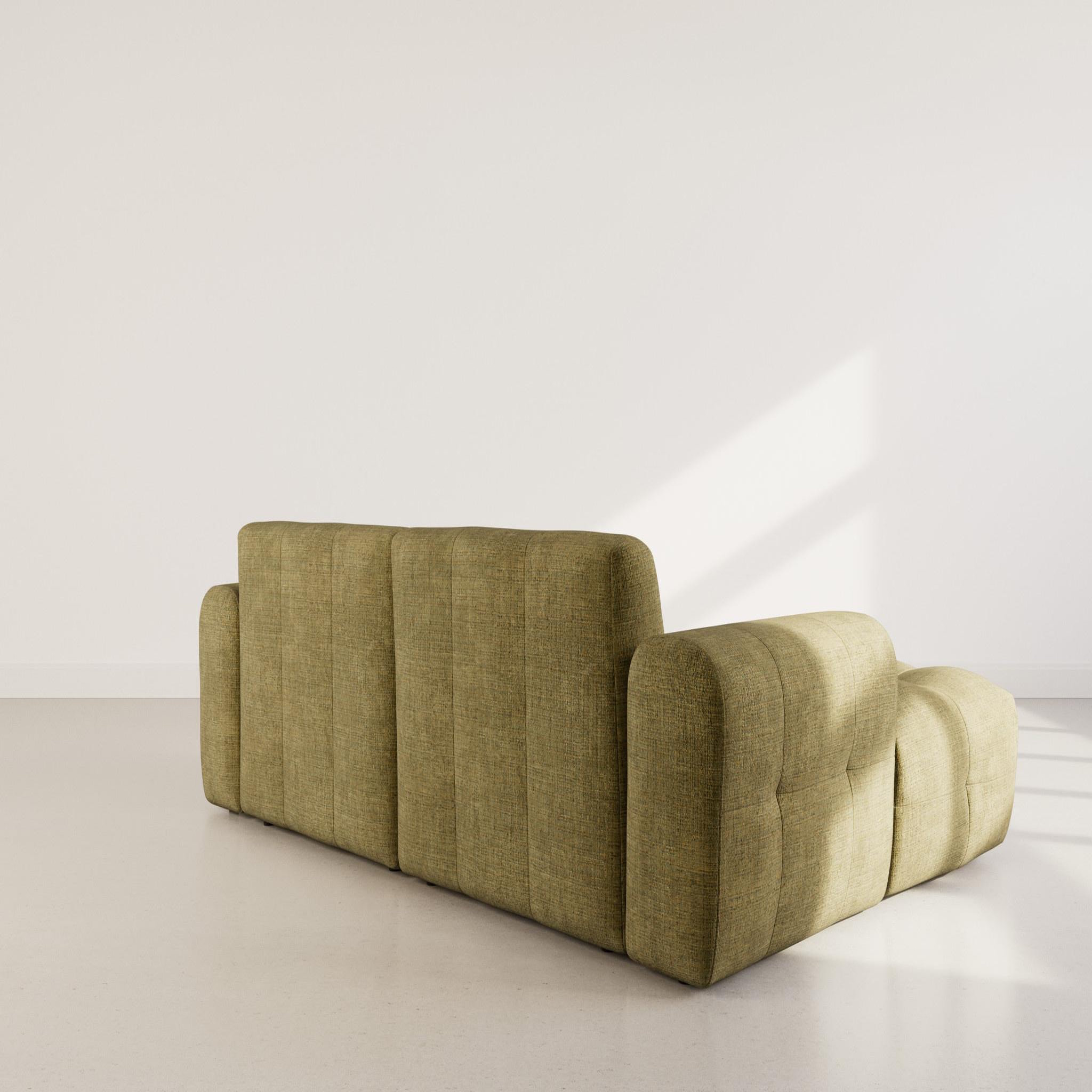Voir la diapositive 6 : BEST MOBILIER Diane - canapé d'angle gauche 4 places en velours texturé