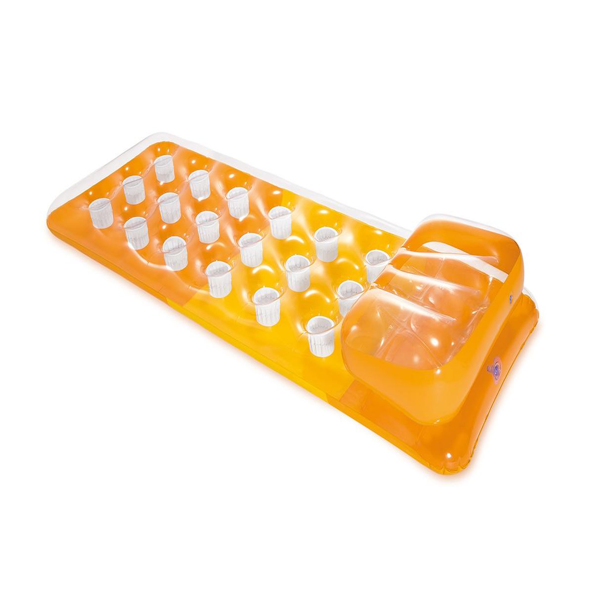 Voir la diapositive 3 : INTEX Matelas de piscine Fashion Lounge Orange - Intex