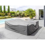 HESPERIDE Housse pour salon de jardin Hambo L gris - 400 x 300 x 90 cm - Hespéride