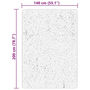 Voir la diapositive 6 : VIDAXL Tapis HUARTE a poils courts doux et lavable rouge 140x200 cm