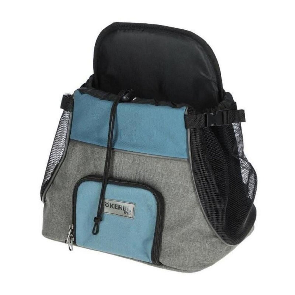 KERBL Sac transport avant - KERBL - Vacation - Gris/bleu - 31x24x38 cm