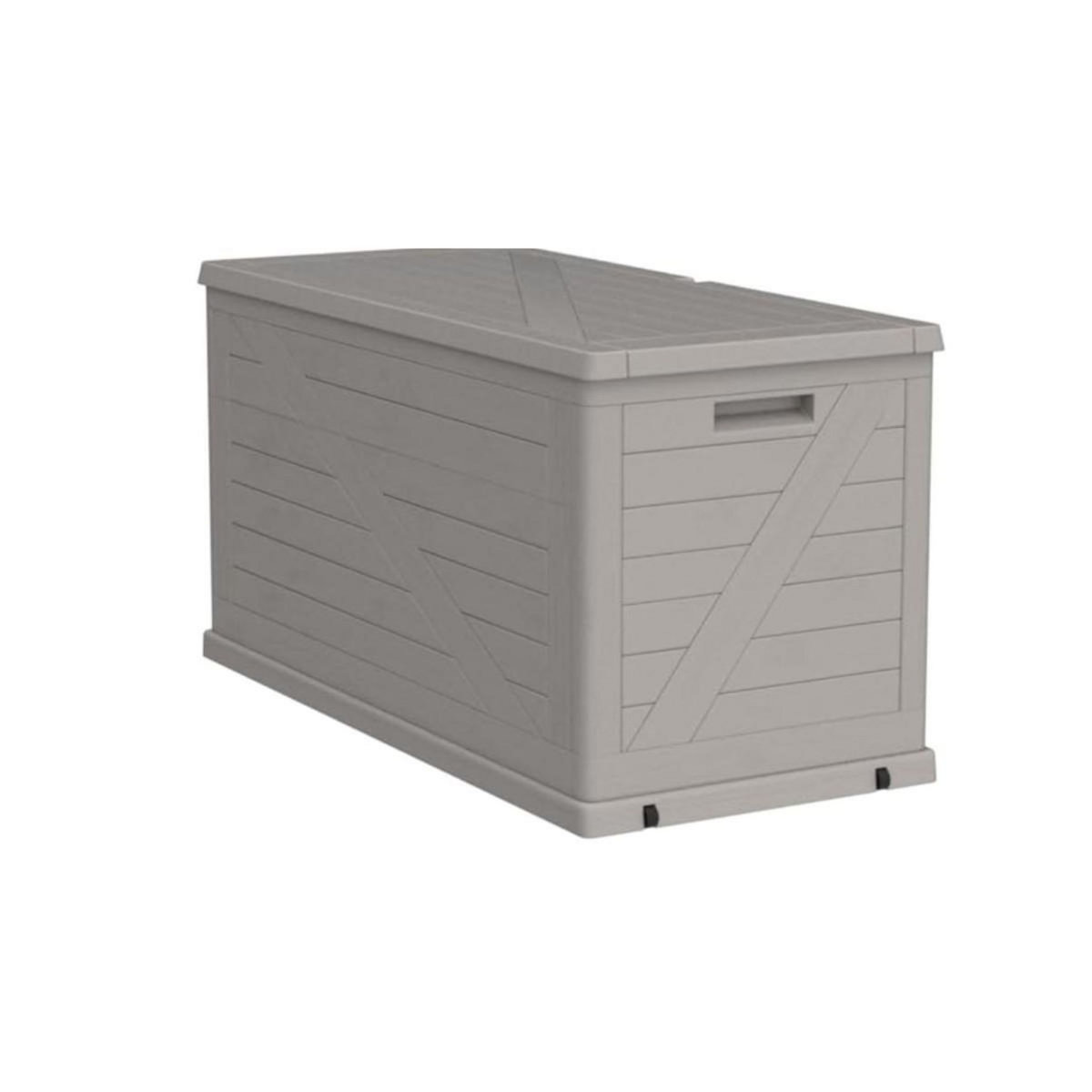 Toomax Coffre de rangement 420L 120x57x63 cm Effet bois Résine TOOMAX