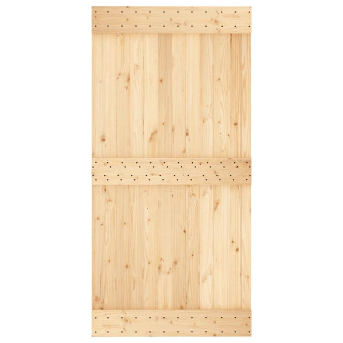 VIDAXL Porte NARVIK 100x210 cm bois massif de pin