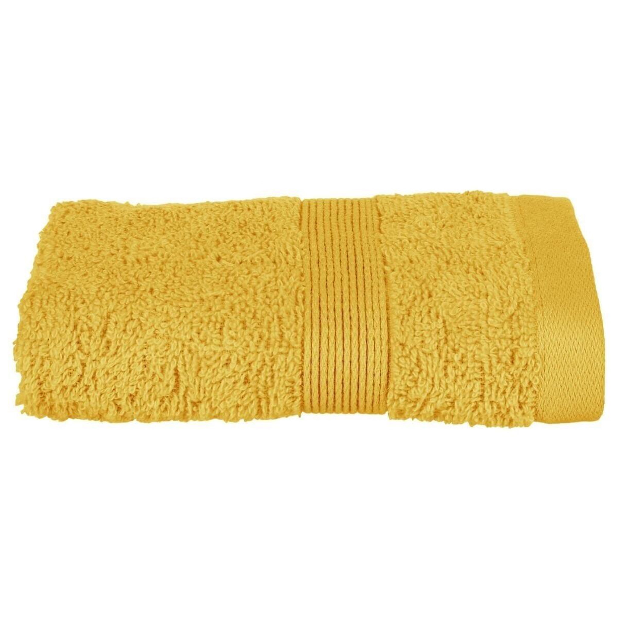 Eden Serviette de toilette invite 30 x 50 cm Couleur moderne ocre
