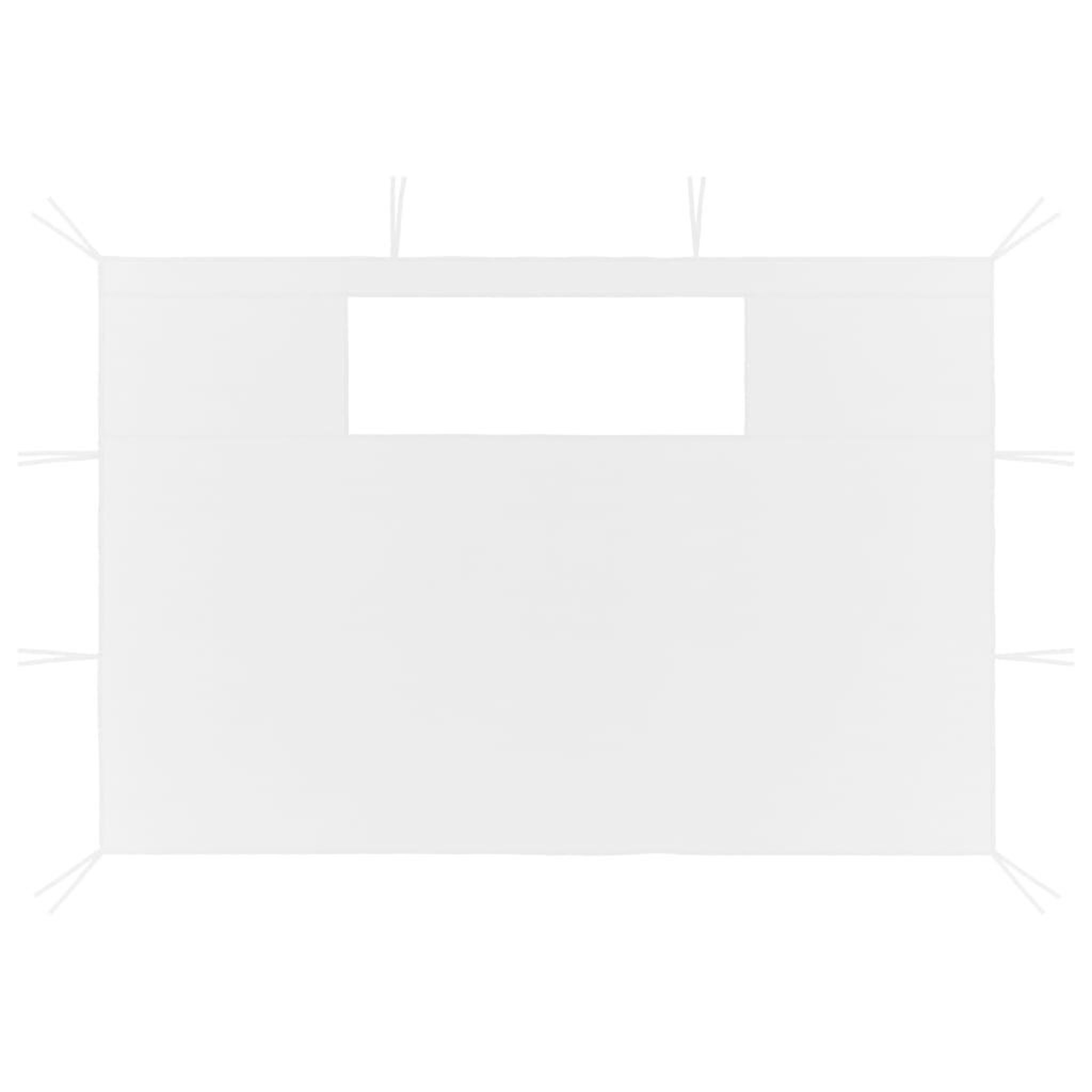 Voir la diapositive 2 : VIDAXL Parois laterales de belvedere avec fenetres 2 pcs Blanc