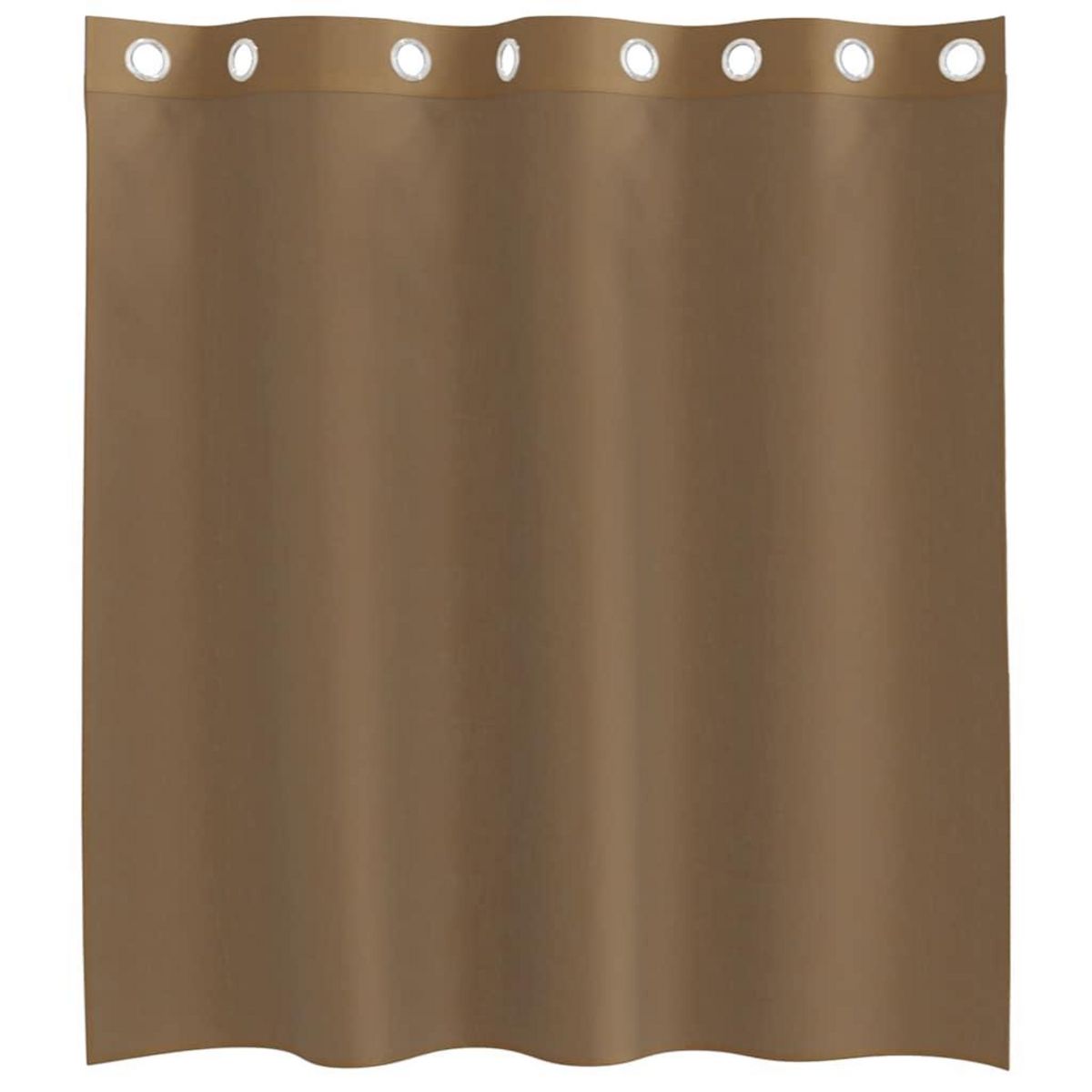 VIDAXL Rideaux en voile avec œillets 2 pcs marron clair