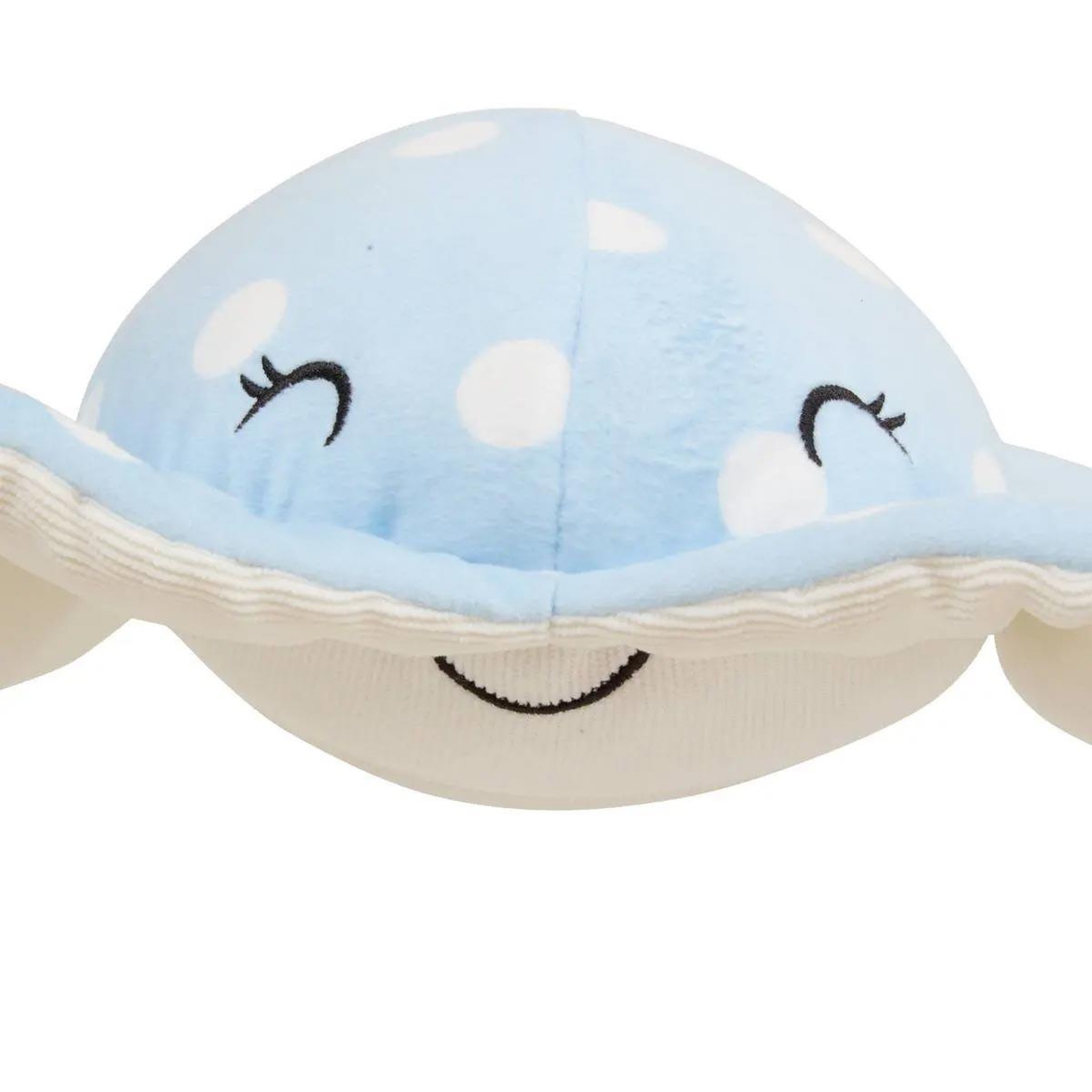 Voir la diapositive 2 : Atmosphera Kids Peluche enfant raie xl  manta  95cm bleu clair