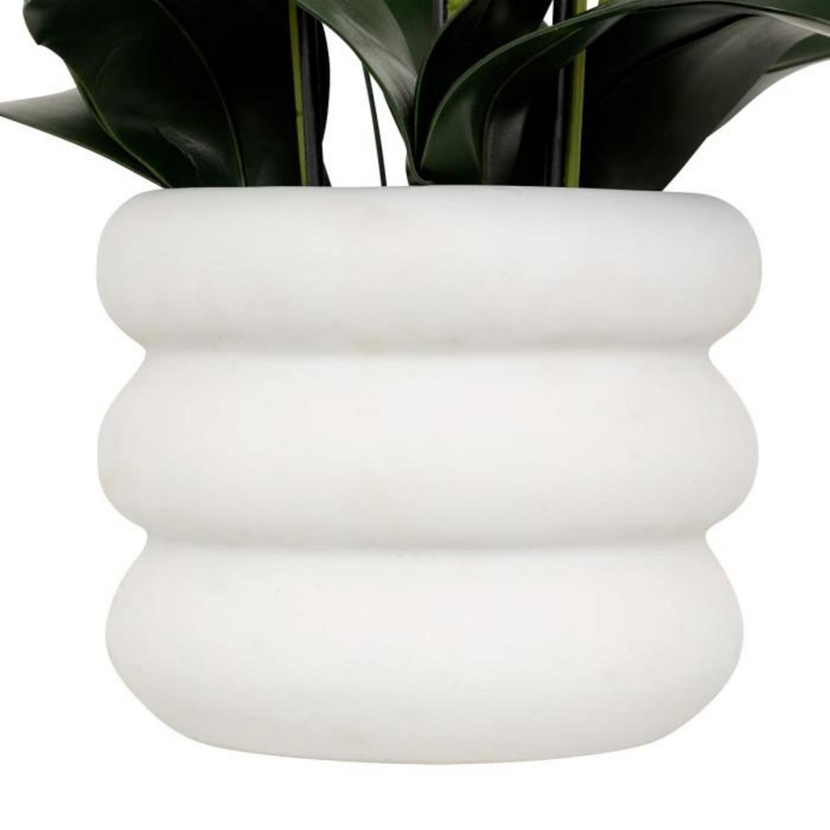 ATMOSPHERA Orchidée Artificielle en Pot  Mick  80cm Blanc