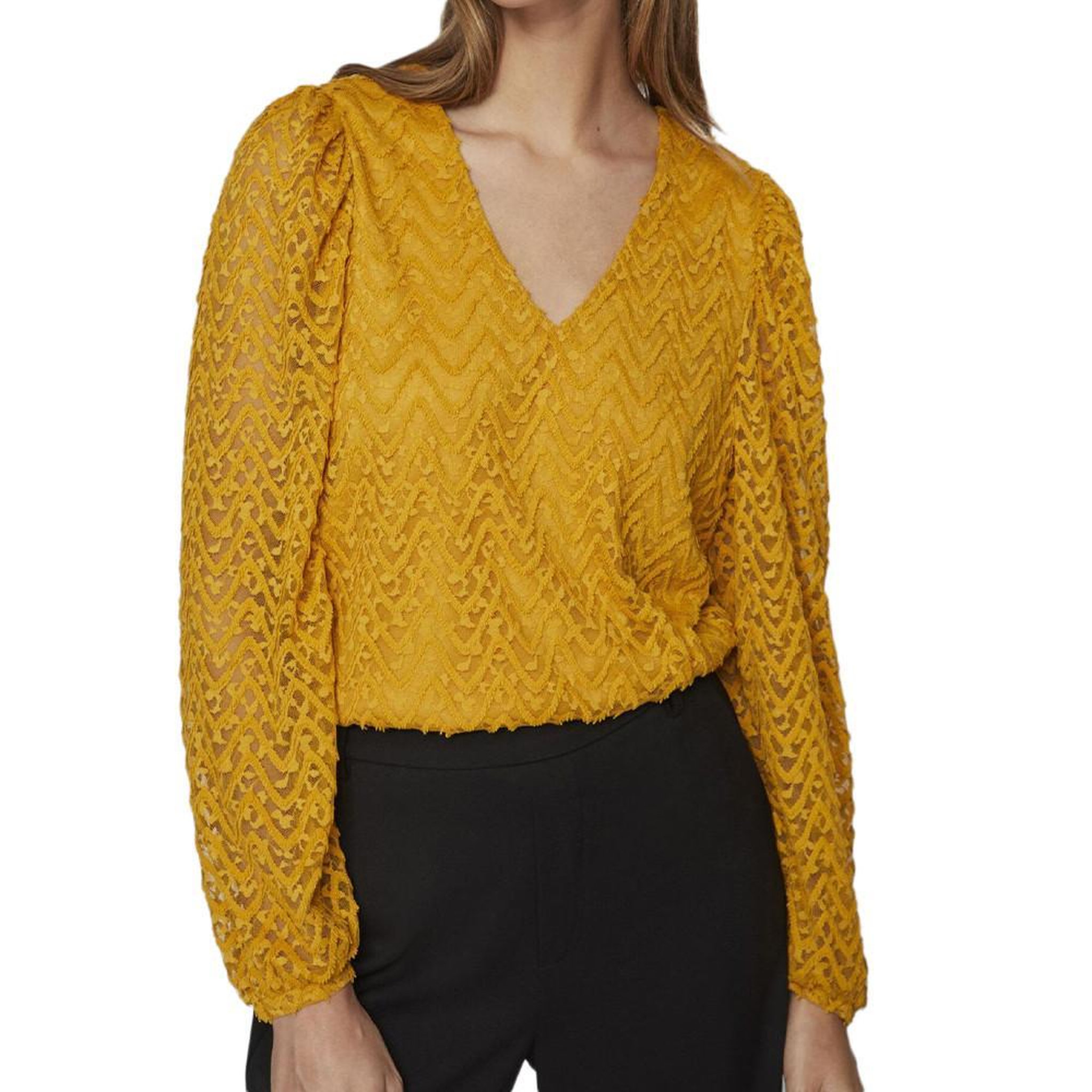Voir la diapositive 1 : Vila Blouse Jaune Femme Vila Vifary