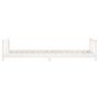Voir la diapositive 5 : VIDAXL Cadre de lit pour enfants blanc 80x200 cm bois de pin massif