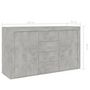 Voir la diapositive 6 : VIDAXL Buffet Gris beton 120x36x69 cm Bois d'ingenierie