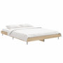 Voir la diapositive 3 : VIDAXL Cadre de lit sans matelas chene sonoma 140x190 cm
