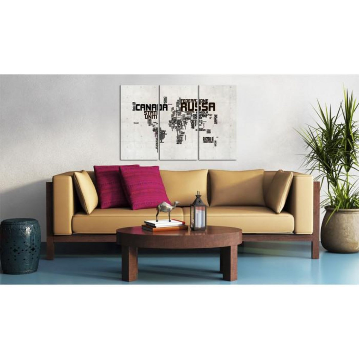 Paris Prix Tableau Imprimé 3 Panneaux  What a Wonderful World