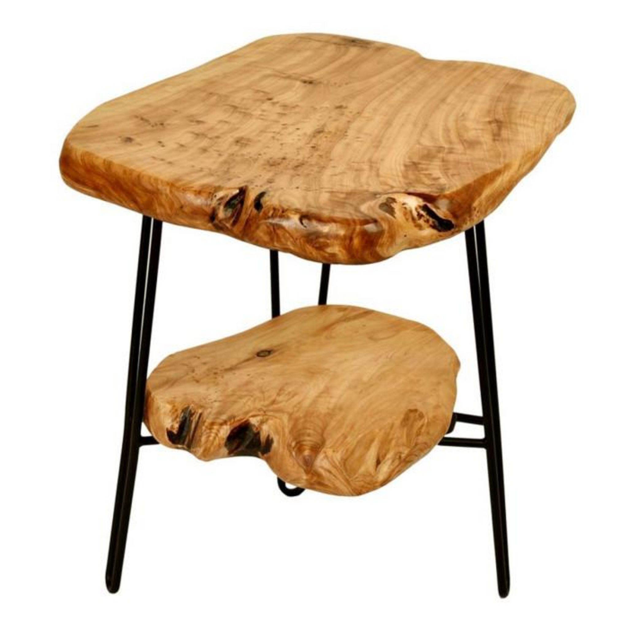 Paris Prix Table D'Appoint En Bois Victoria 45cm Blanc - Meuble Pratique Et Élégant Pour Salon Ou Chambre