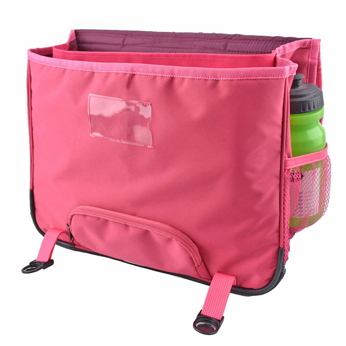 AUCHAN Cartable 41 cm CM1/CM2 rose forme moderne