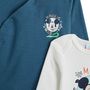 Voir la diapositive 2 : INEXTENSO Ensemble de naissance body + pantalon + brassière bébé garçon