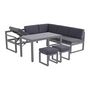 Voir la diapositive 2 : GARDENSTAR Salon repas de jardin 6 personnes ALICANTE