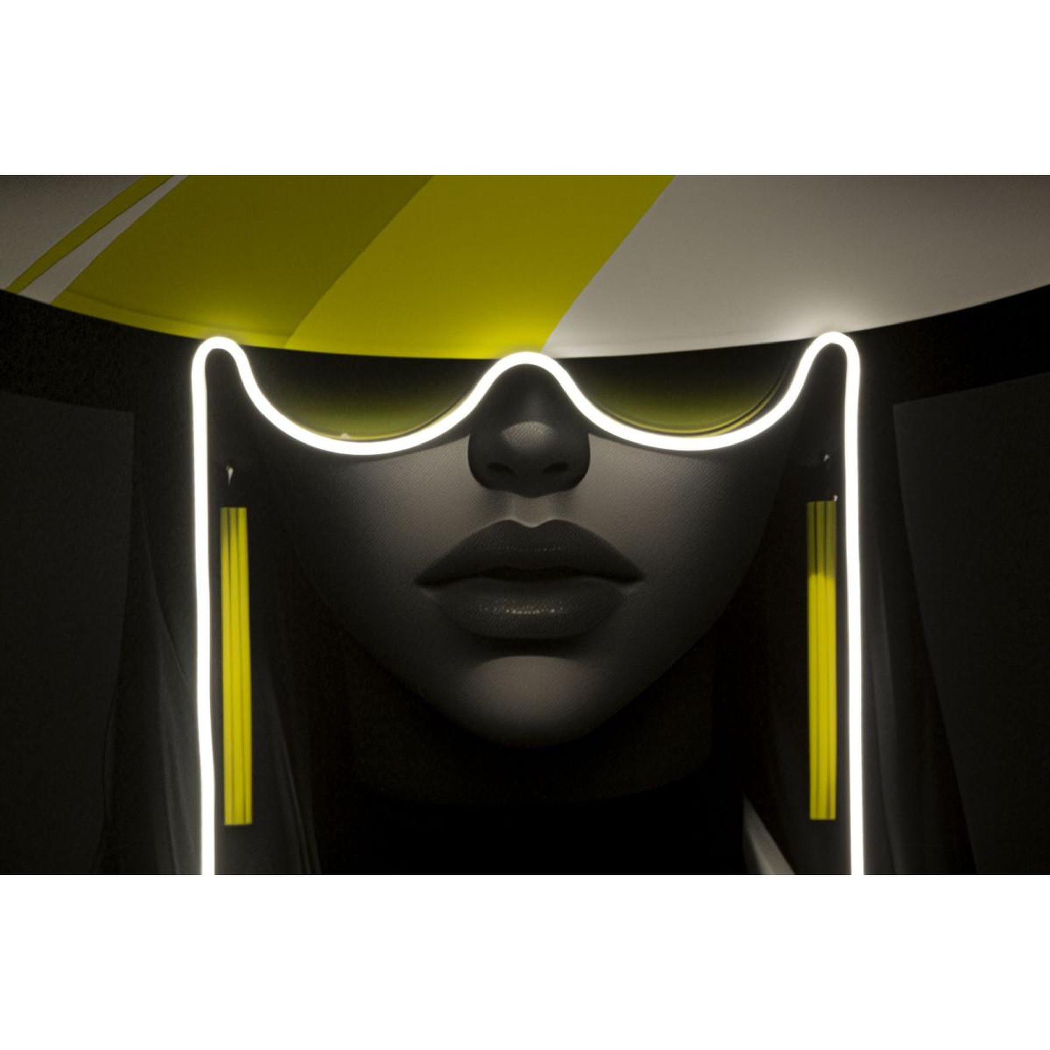 Voir la diapositive 6 : Paris Prix Tableau imprimé à led  margot  80x120cm multicolore