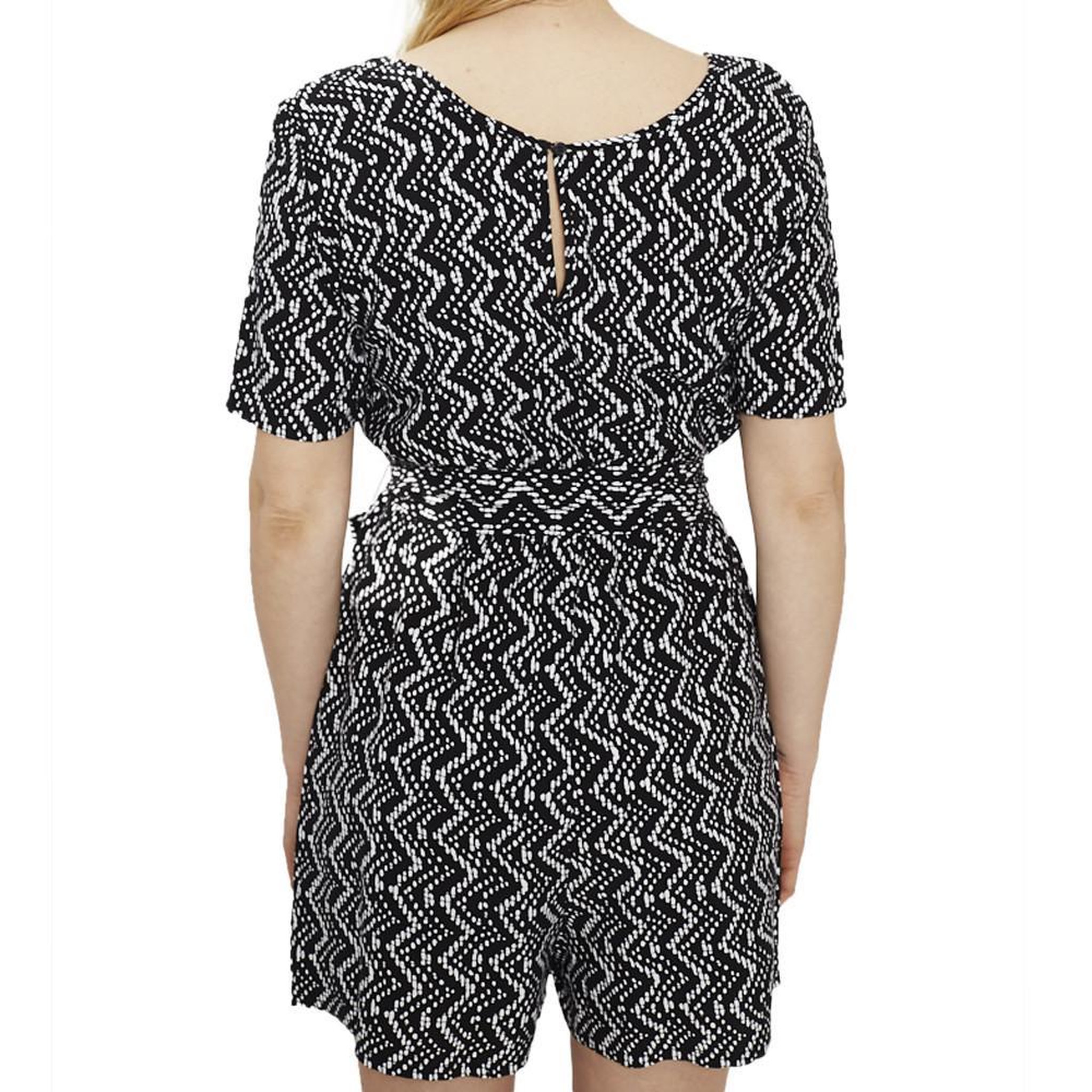 Voir la diapositive 2 : Only Combishort Noir/Blanc Femme Only Lea