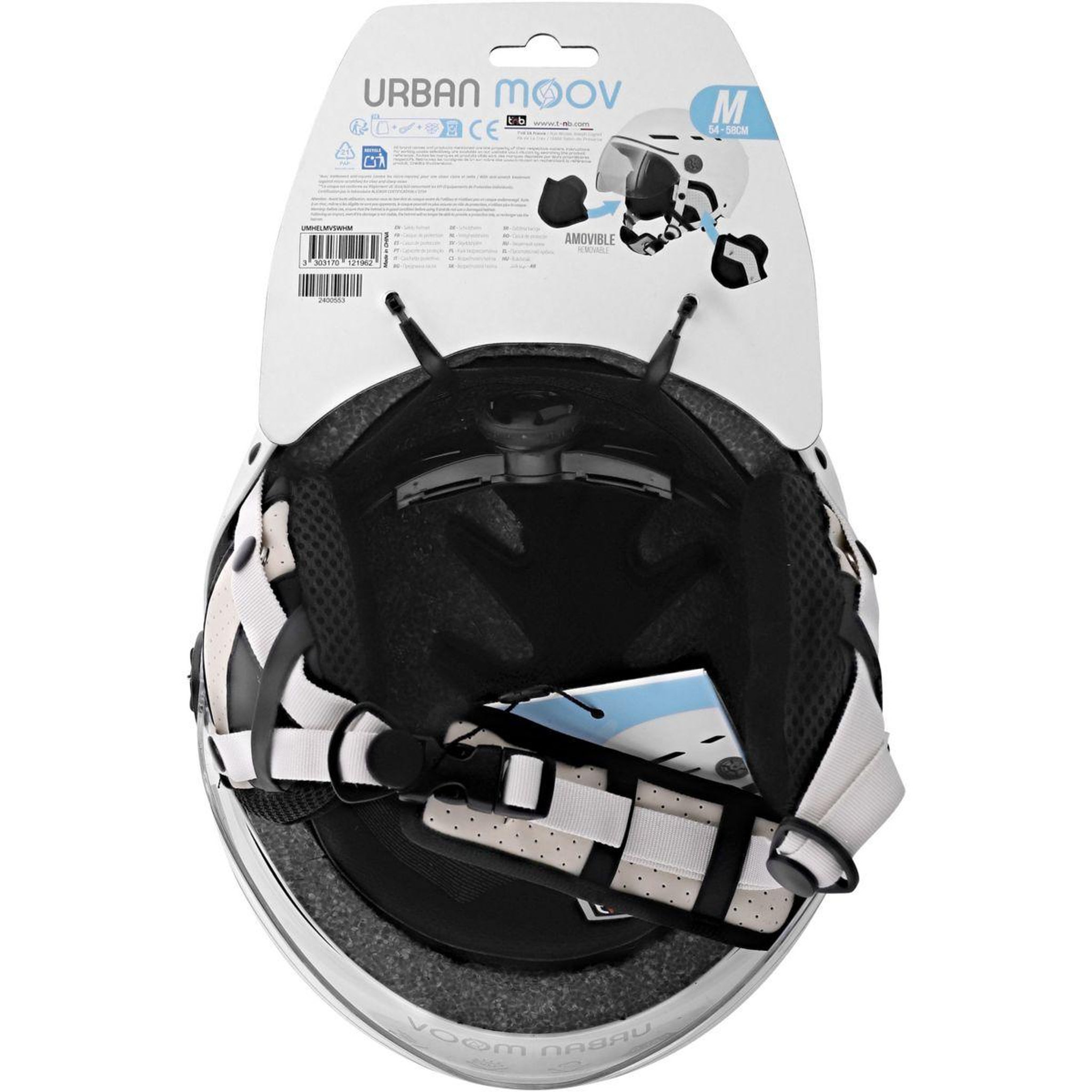 Voir la diapositive 5 : TNB Casque taille m - blanc